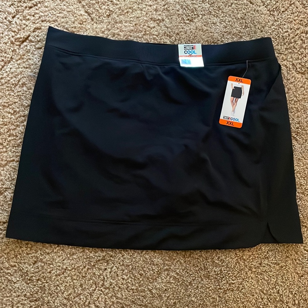 Black XXL Skort
